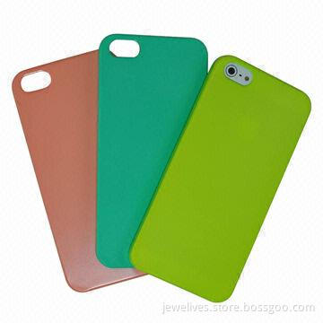 Case for iPhone 5, with shiny finish, made of polycarbonate